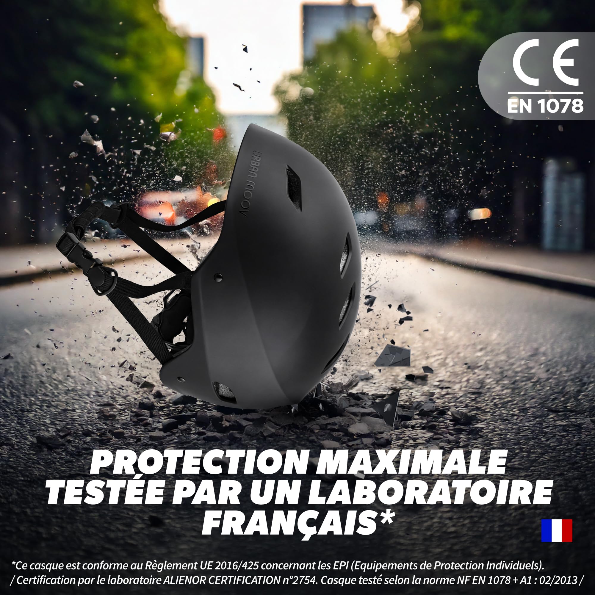 T'nB Veasy Casque de Protection Vélo et Trottinette Électrique Ajustable avec Aérations