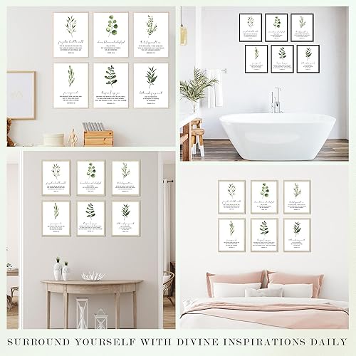 Miniatura 4 de Insire Póster cristiano, arte de las Escrituras, vivero de versículos bíblicos, cuadros con versos bíblicos, decoración de pared, decoración de