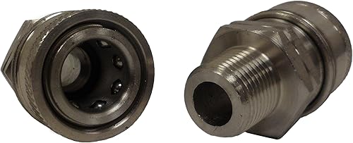 Miniatura 2 de Ultimate Washer UW16-PW4FB0, acoplador hembra, acero inoxidable, paquete de 2 (38")