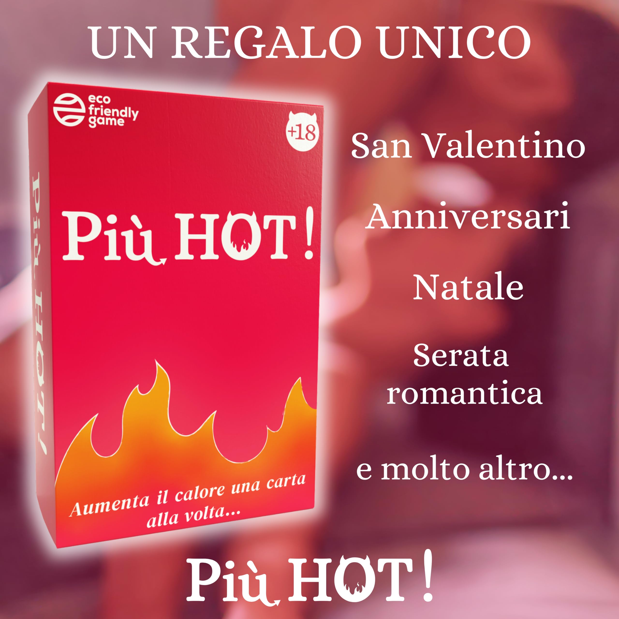 Il Gioco Piccante per Ravvivare la tua Coppia - Giochi di coppia - Fate Salire la Temperatura Carta per Carta - Gioco da Tavolo per Adulti - Regalo per la Coppia
