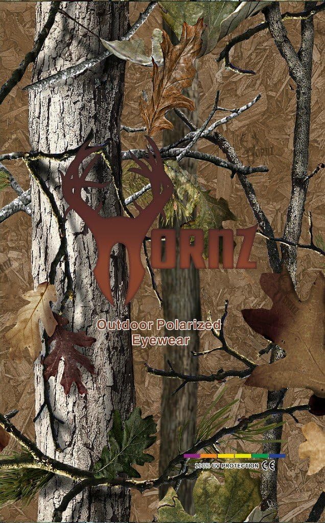 Hornz Polarized Sunglasses for Men Brown Forest Camouflage Durable Light Weight