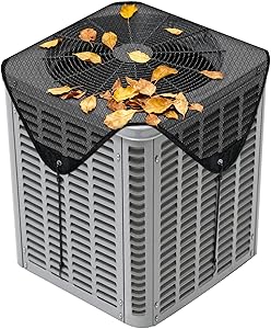 28'' X 28'' Central Air Conditioner Cover for Outside Units,Top Universal AC Unit Mesh Cover Outdoor,Breathable AC Condenser Covers for All Seasons