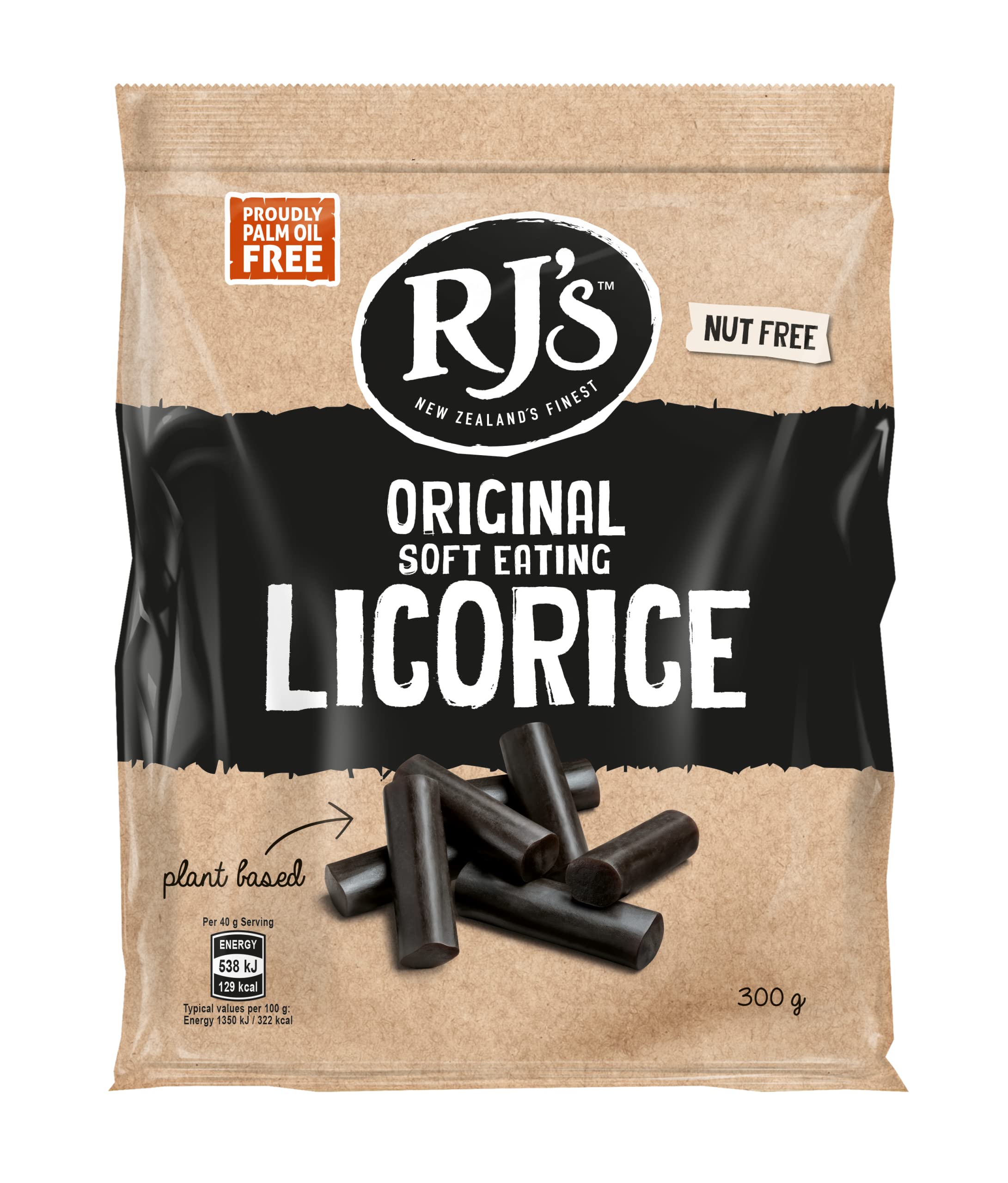RJ's Soft Eating Licorice, 300g