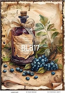 LineArt Blueberry Serisi Pirinc Dekopaj Kagıdı, BL
