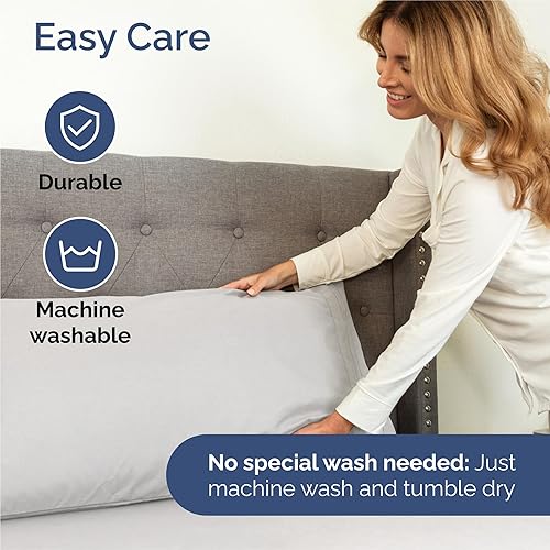 Miniatura 7 de Juego de sábanas de 5 piezas talla Split King, cómodas, transpirables, refrescantes, de hotel, unisex, esquinas tipo bolsillos profundos, de