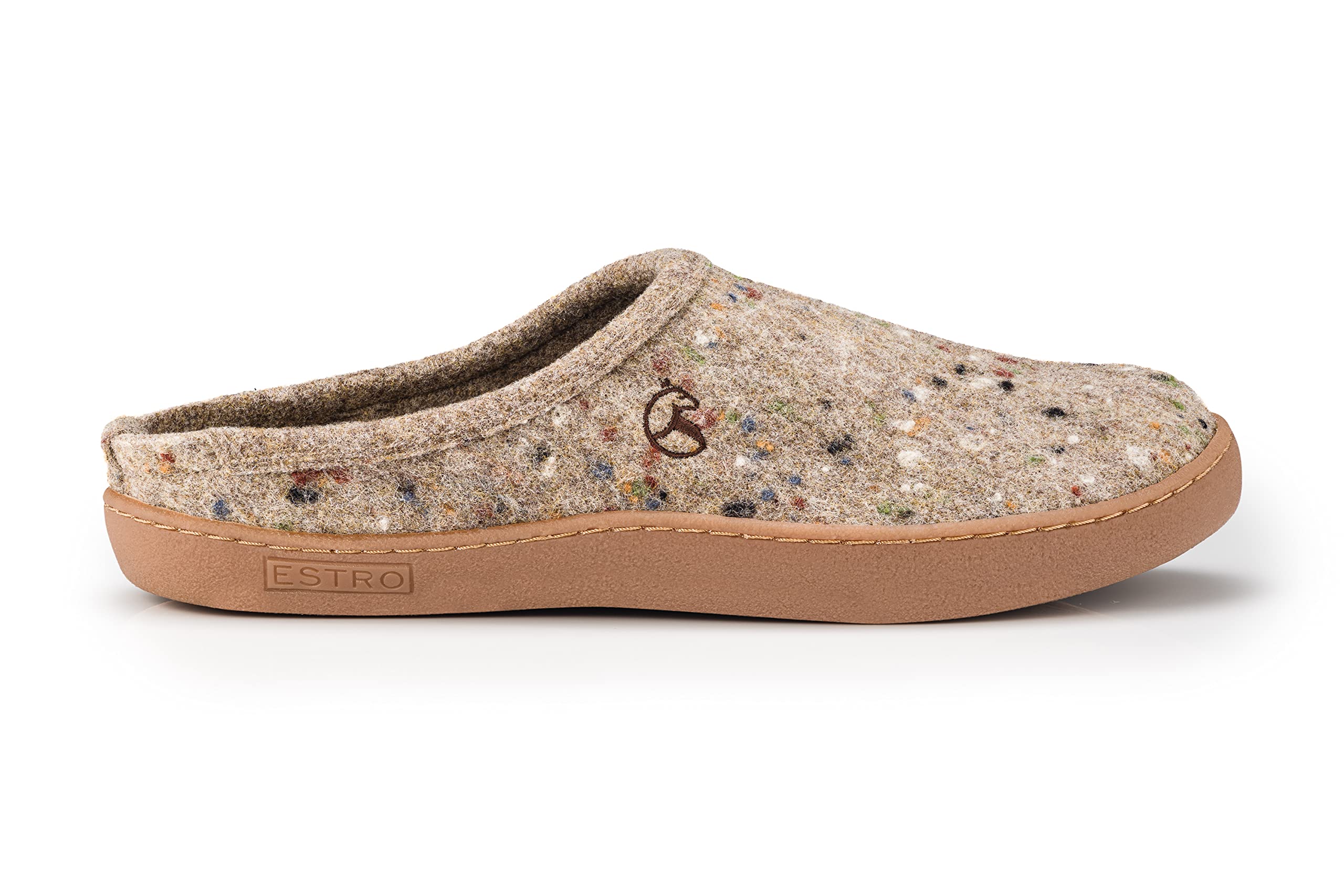 ESTRO Zapatillas Casa Hombre Cerradas - Pantuflas Hombre Fieltro Zapatillas de Casa Fieltro Babuchas Con Suela Goma DUO