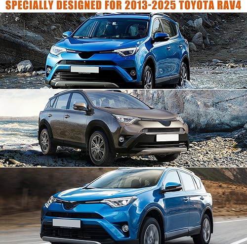 Miniatura 8 de Fundas impermeables para automóvil de repuesto para Toyota RAV4 2013-2025, 6 capas para todo tipo de clima, ajuste personalizado, con puerta con