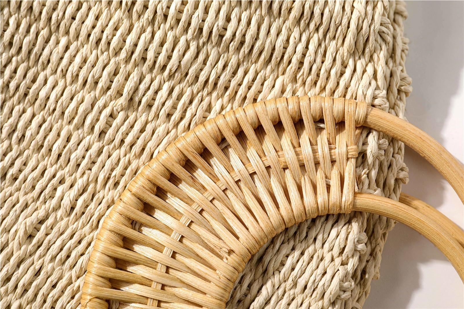 Bolso playa mujer Bolso de mujer paja tejida