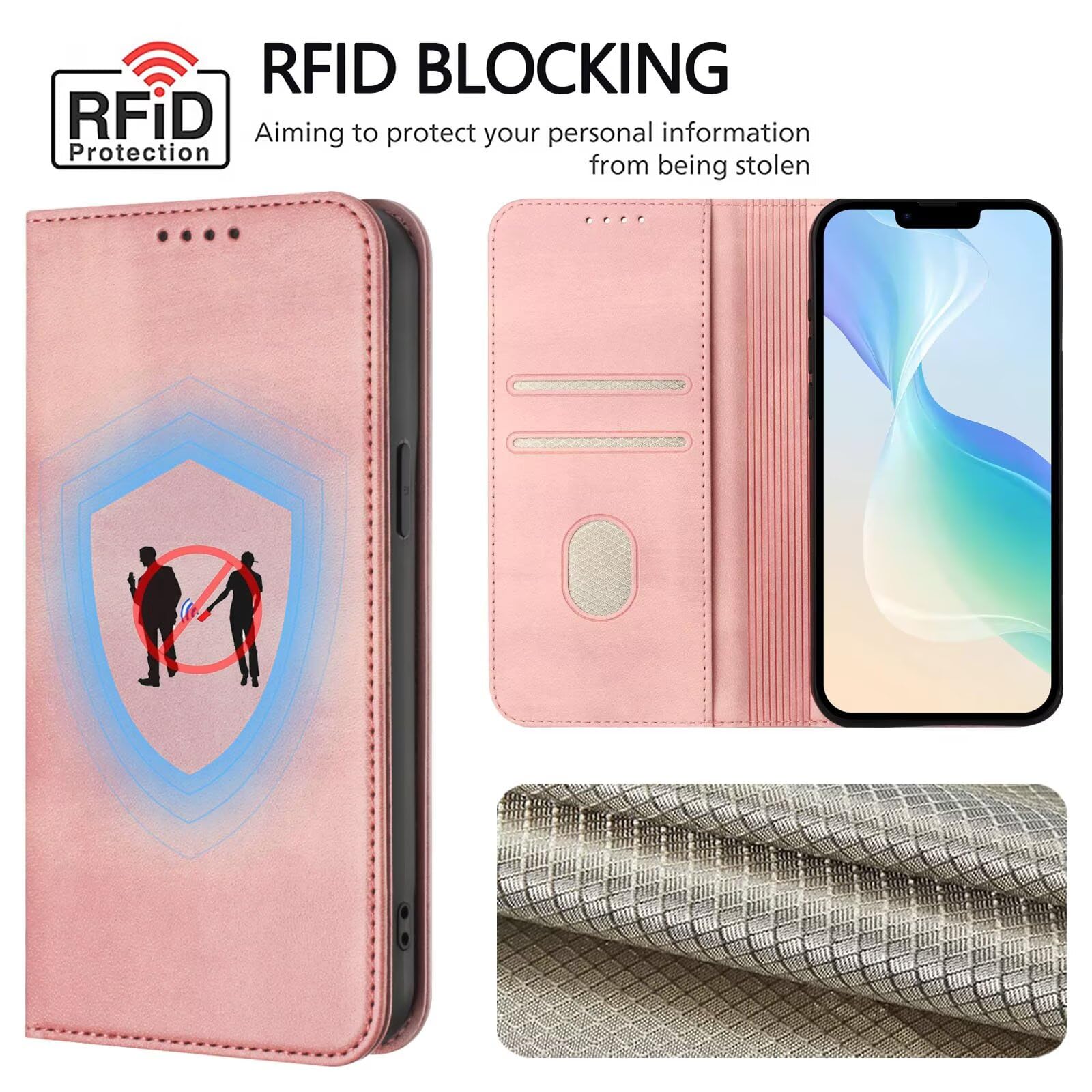 KANVOOS Cover per OnePlus 8T, Cover a Libro Portafoglio in Pelle PU [Porta Carte] [Magnetica], Antiurto Flip Case Custodia per OnePlus 8T (Nero