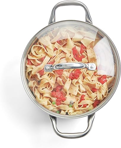 Miniatura 5 de Cuisipro Olla de acero inoxidable anodizado duro de fácil liberación, 6qt9.5 "diam