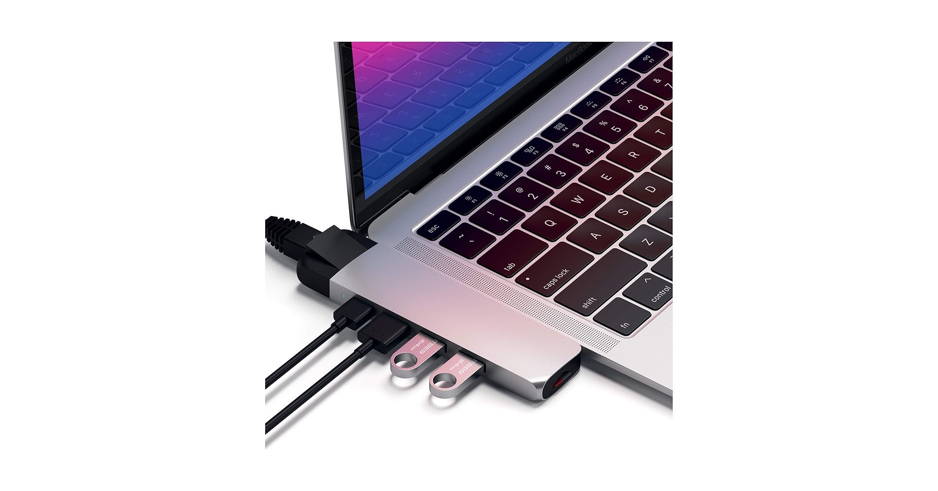 Apple MacBook Pro 13 + Satechi アダプター Amazon.com: Satechi 7 in 1 USB C Hub Multiport Adapter Pro