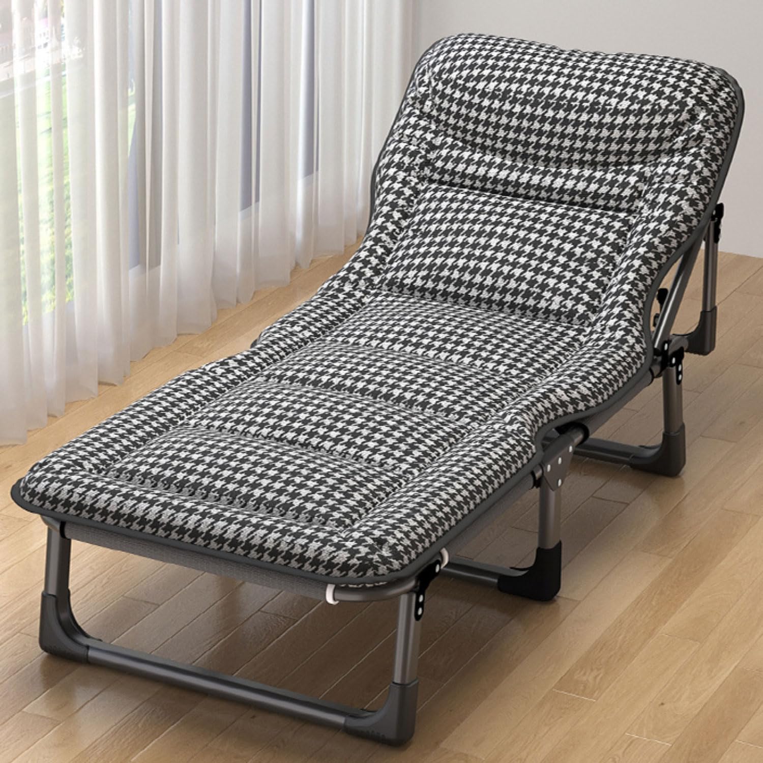 Chaise de patio inclinable idéale pour le camping et les après-midi plage