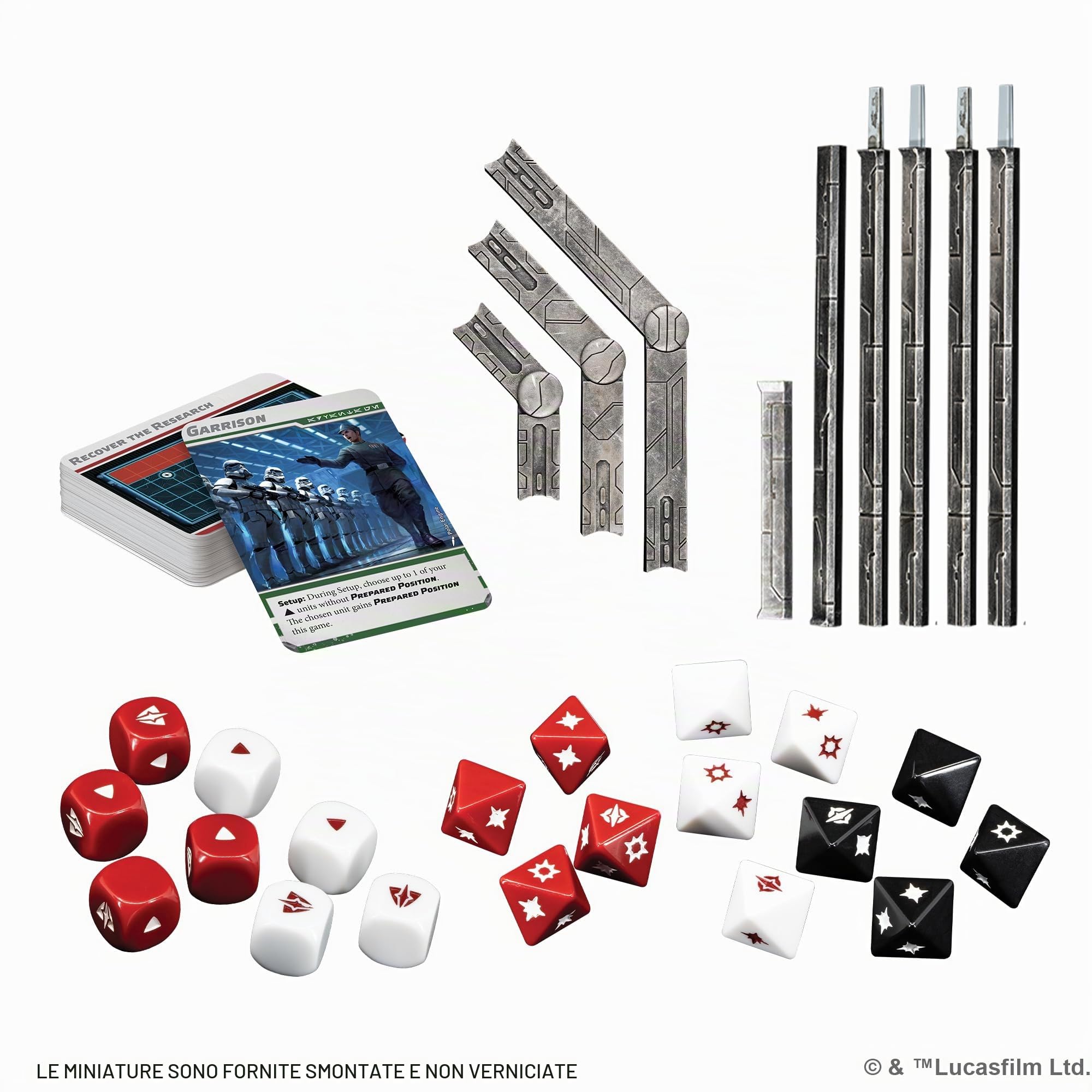 asmodee, Star Wars: Legion – Separatist Alliance Starter Set (Alleanza separatista), Atomic Mass Games, Tabletop, 2 giocatori, 14+ anni, 120-180 minuti, tedesco, multilingue | Gioco di strategia di miniature da tavolo per ragazzi e adulti, età 14+, 2 gioc
