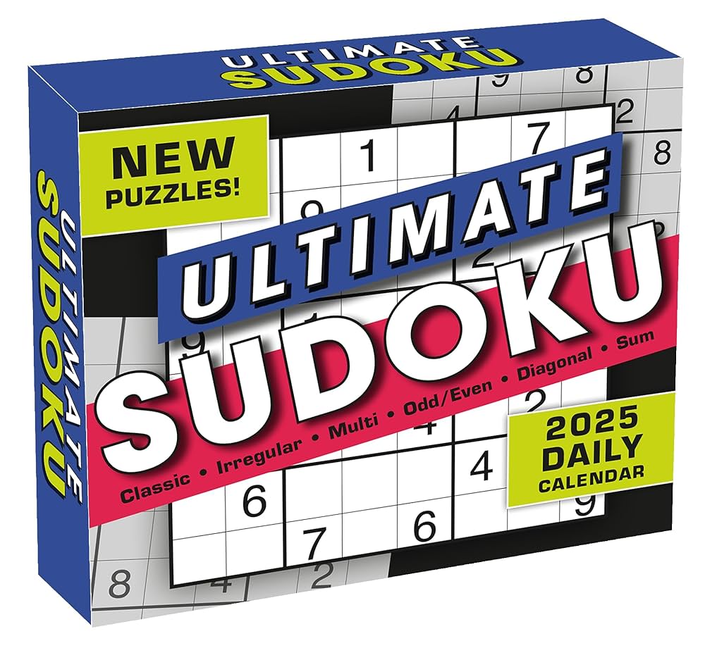 Amazon.co.jp: Ultimate Sudoku 2025 デイリーデスクカレンダー