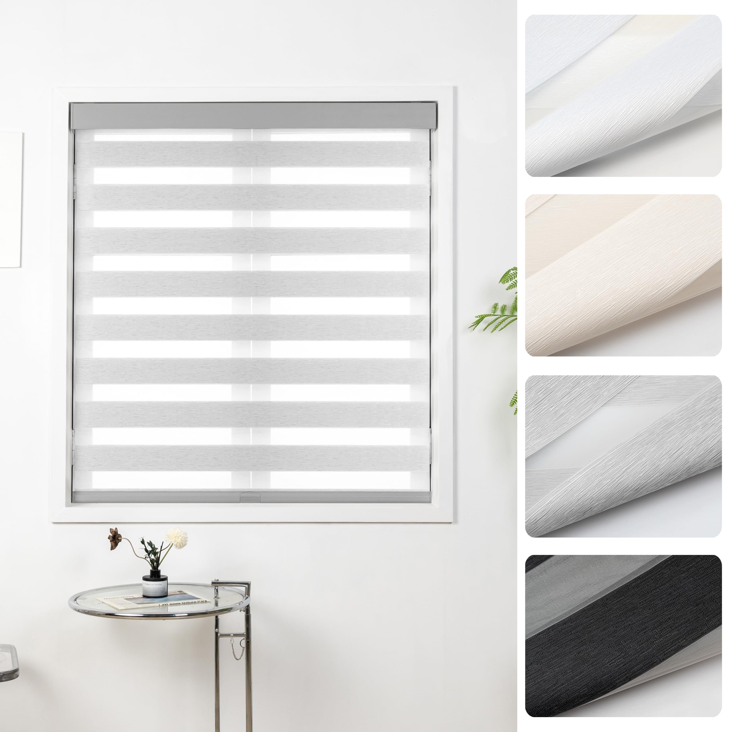 KALYSIE Cordless Zebra Blinds