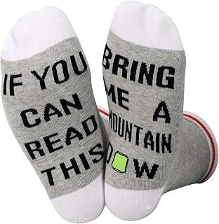 Drinks Gift Novelty Socks for Drinks Dew Lover If You Can Read This Bring Me a Drinks Scoks