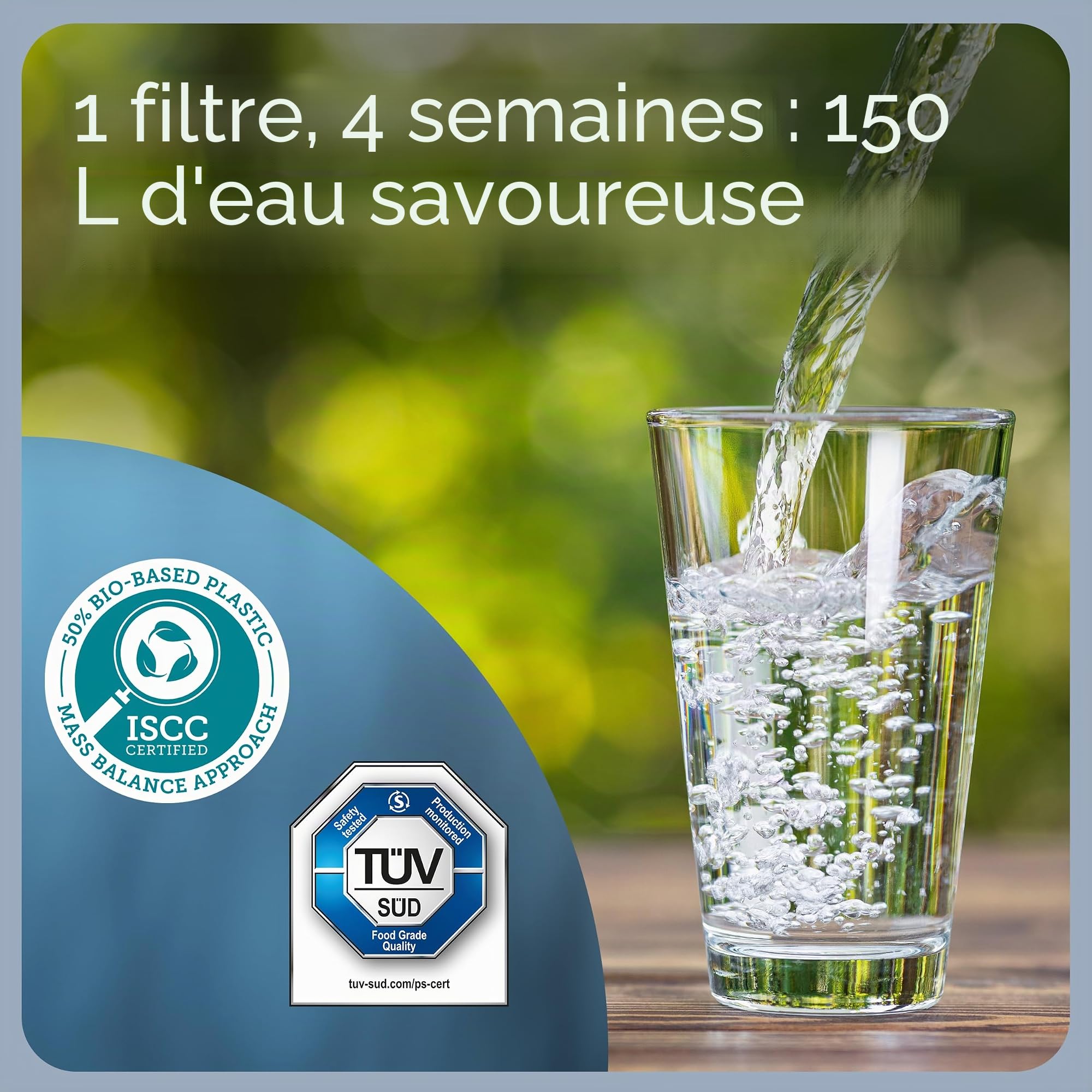 Brita Carafe filtrante 1052805 Bleu 8,2 L