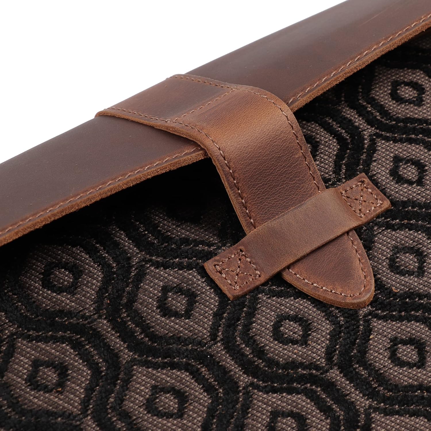 Londo Top Grain Leather MacBook Bag Laptop Sleeve for MacBook Pro and MacBook Air Case 14 Inch - 13 Inch (M4, M3, M2, M2, M1, Pro, Max) 13.3 Inch, iPad Pro 12.9 Inch - 2020 to 2024 Models - Image 3