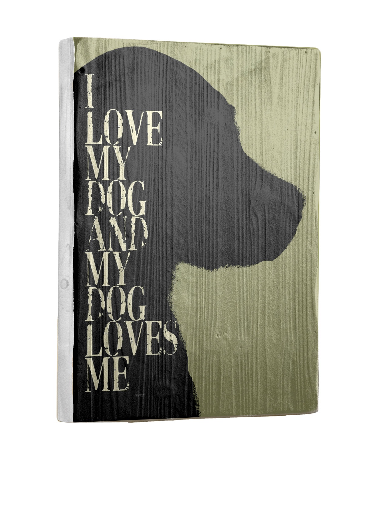 Artehouse I love my dog Reclaimed Wood Sign, 20" x 14"