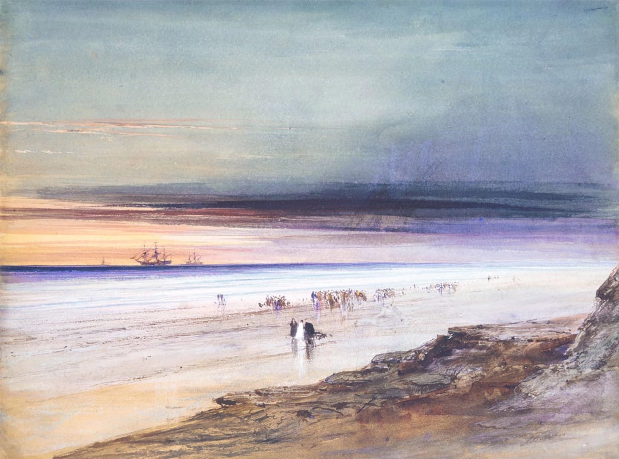 ARTXLXXBN Famous Painting Art Wall Decor Abstract Art Picture Beach Scene by Famous Painter Animal Pictures for Home Decor 60x90cm