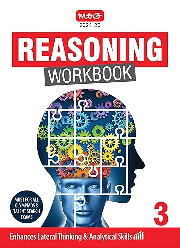 MTG Olympiad Reasoning Workbook Class 3 - Enhances Lateral Thinking &amp; Analytical Skills, Reasoning Workbook For SOF Olympiad &amp; Talent Search Exam