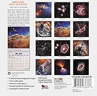 Vista 102 de RED EMBER Astronomy 2026 Wall Calendar 12 Month 12" x 24" Open Thick & Sturdy Paper Giftable Calendar 2026