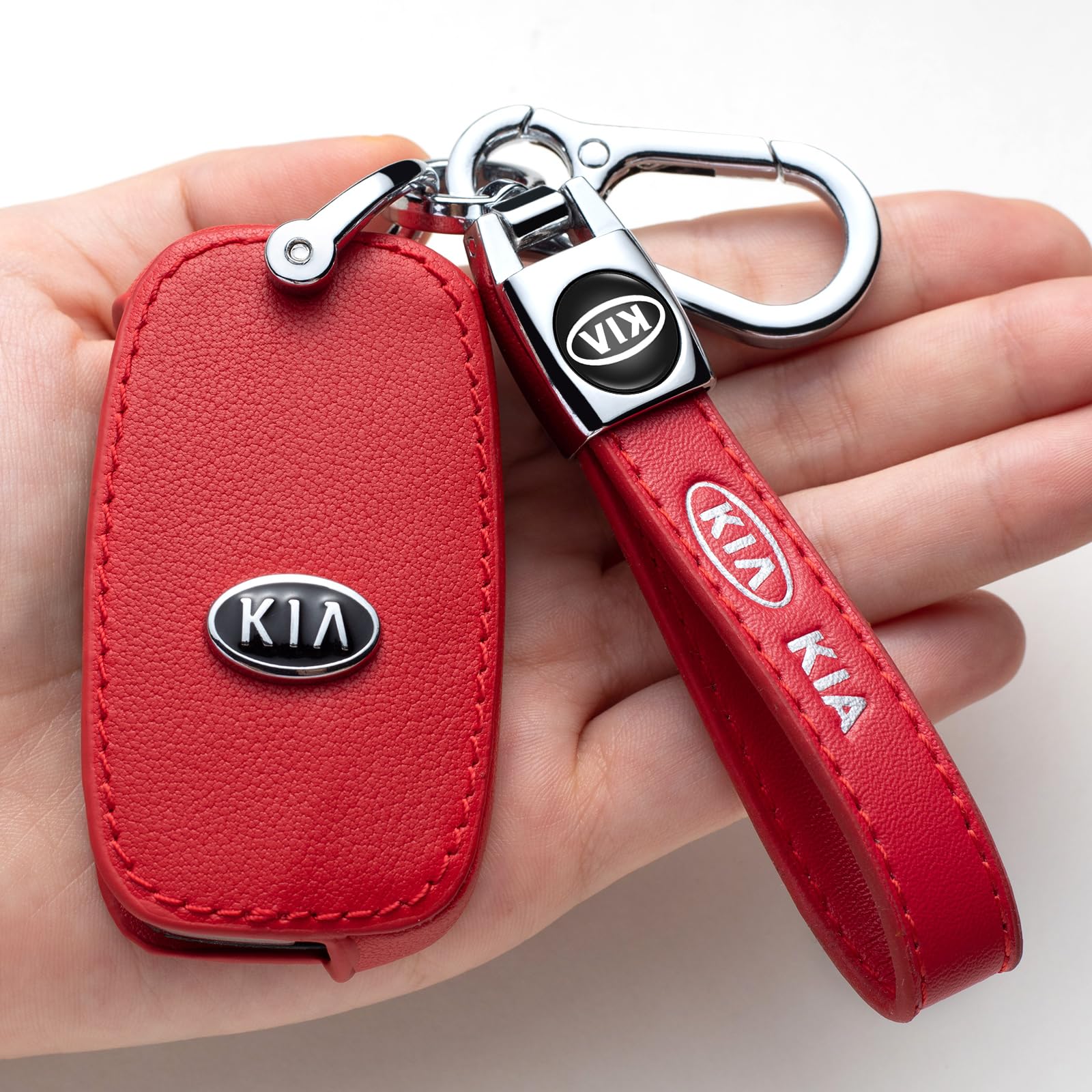 Leather Key Fob Case Cover For Kia Key Holder Suit Desertcart INDIA
