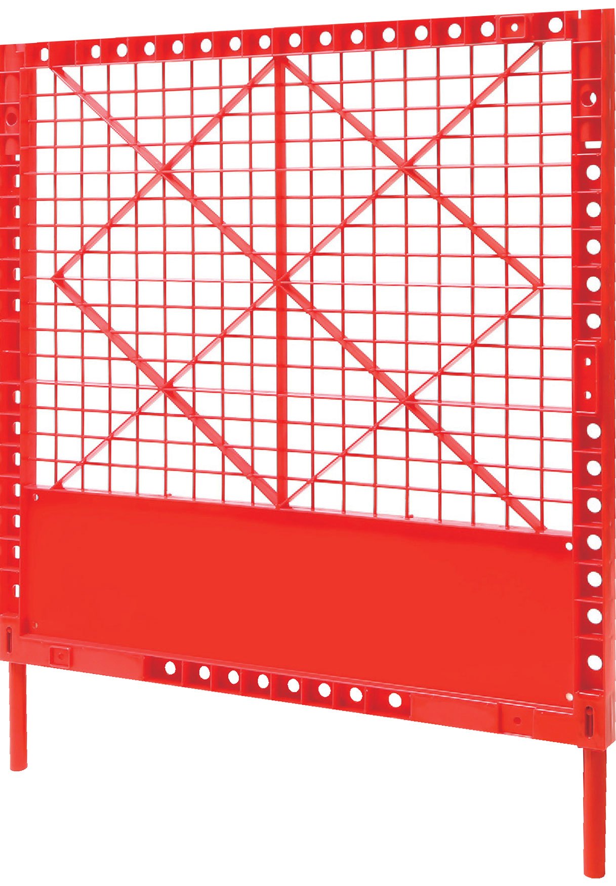 プラスチックフェンス W1000×1180×45【赤】【10枚セット】 Amazon | 工事用 樹脂製 プラスチック フェンス 赤 10枚セット 連結用