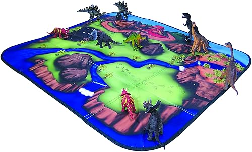 Miniatura 4 de Caja organizadora y juego para coleccionistas de dinosaurios ZipBin Neat-Oh incluye 2 dinosaurios Multicolor