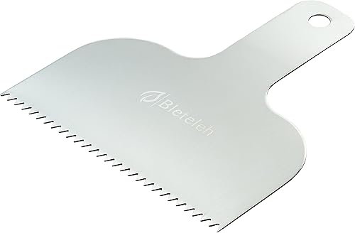 Miniatura 4 de Juego de herramientas de decoración de pasteles de acero inoxidable: contiene espátula de glaseado de hoja de 6 pulgadas, raspador de glaseado