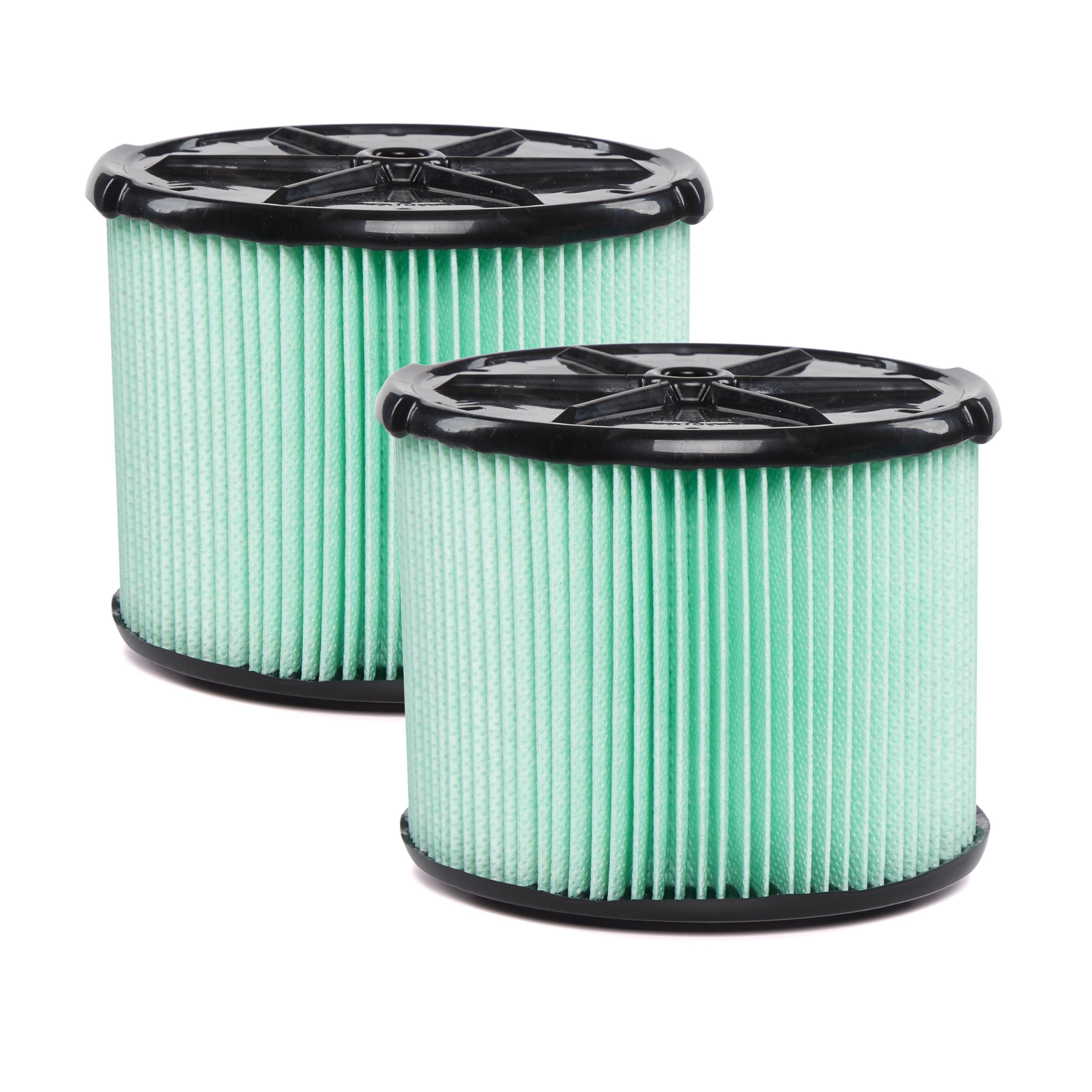 WORKSHOP Wet Dry Vacuum Filters WS13045F2 HEPA Media Filter For Shop Vacuum Cleaner (2-Pack - HEPA Media Filter For Wet Dry Vacuum Cleaner) Fits WORKSHOP 3-Gallon to 4-1/2-Gallon Shop Vacuum Cleaners