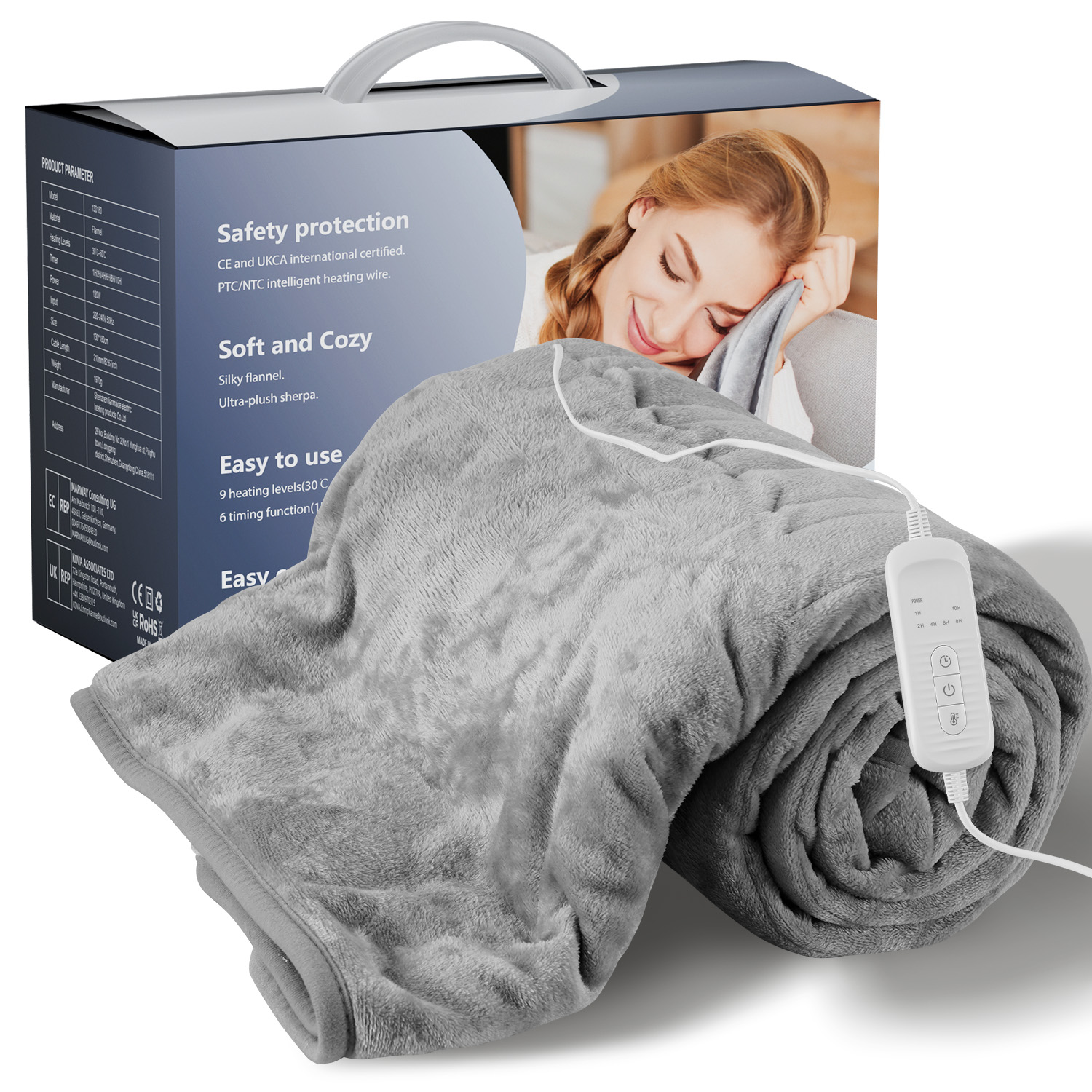 Termocoperta Elettrica Riscaldante BEURER HD 90 Da 180 X 130 Cm | Caldo - copertina