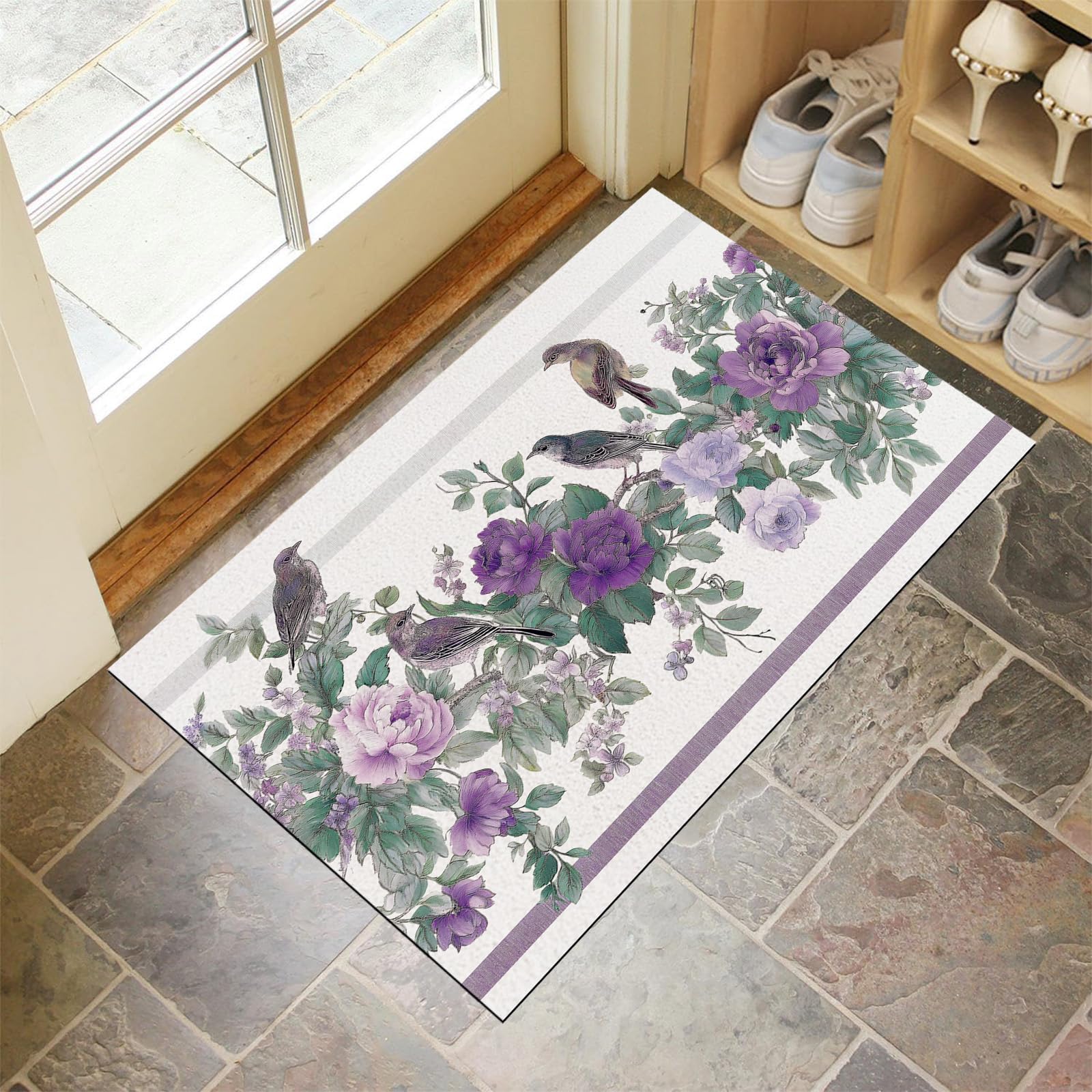 Tapis de sol intérieur extérieur résistant et lavable 50x80 cm