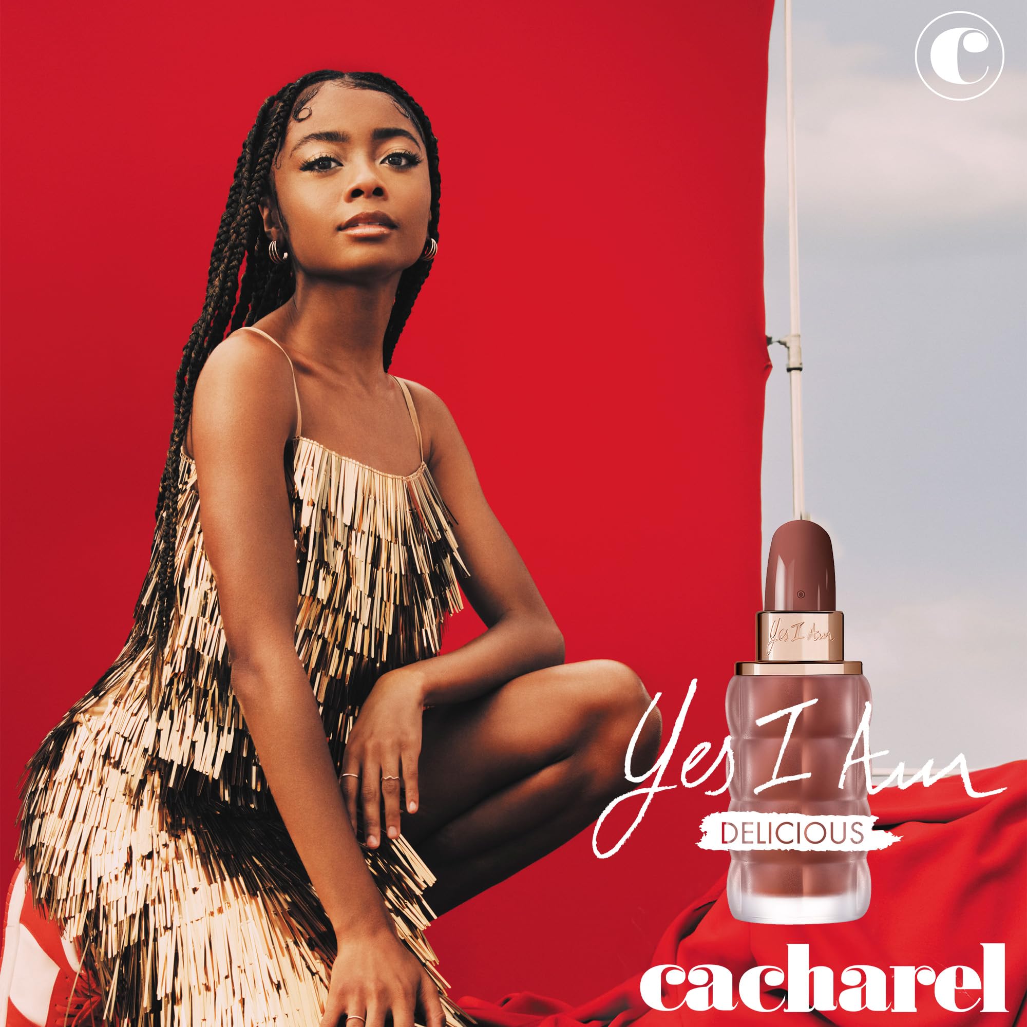 Cacharel Yes I Am Bloom Up, Eau de Parfum pour Femme en Spray Vaporisateur, Parfum Floral Ambré Fruité, Bien-être et Optimisme
