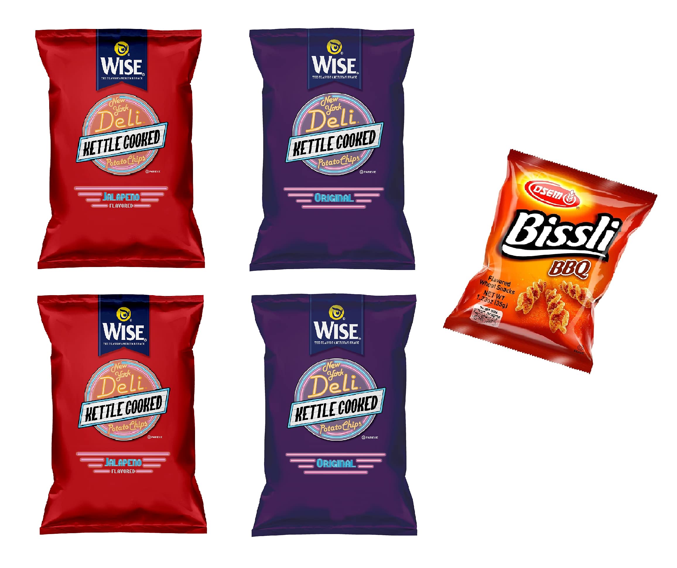 Buy Wise Snacks NY DELI KETTLE POTATO CHIPS, 1.25 Ounce (2 Count