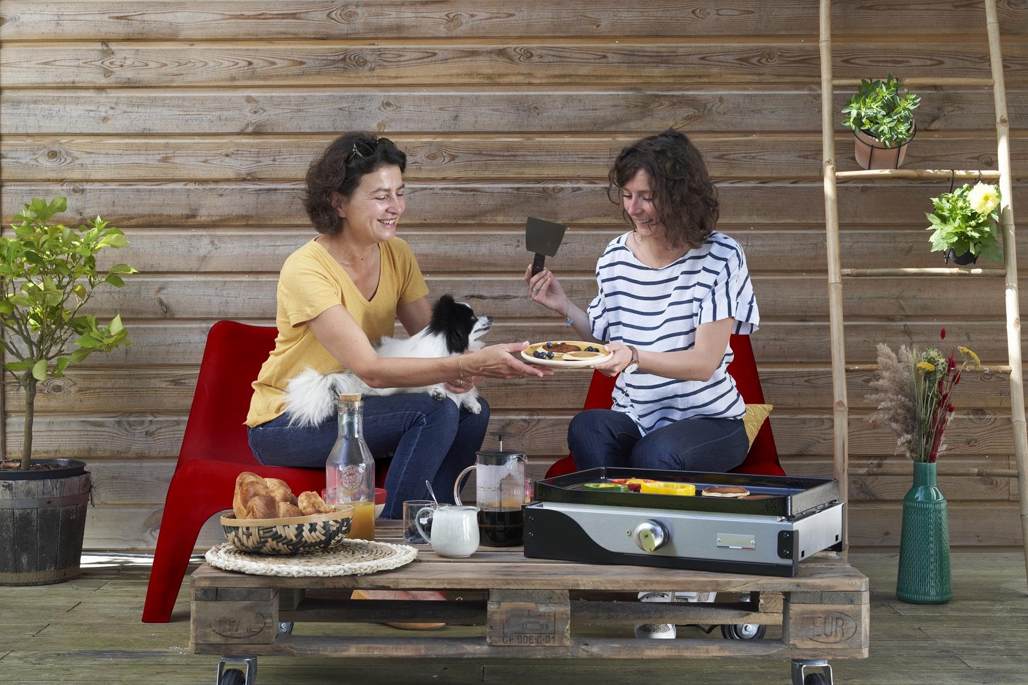 LE MARQUIER Plancha La Petite Francaise Electrique 150 Duo