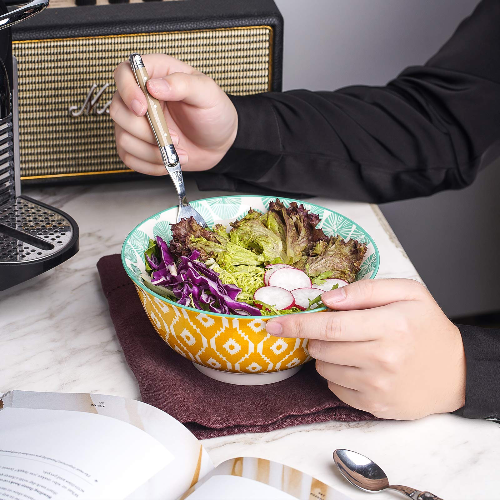 10 Ciotoline In Ceramica Per Salse - 8.5 Cm - Ideali Per Sushi, Dessert, Antipasti - Set Multiuso - Foto 6