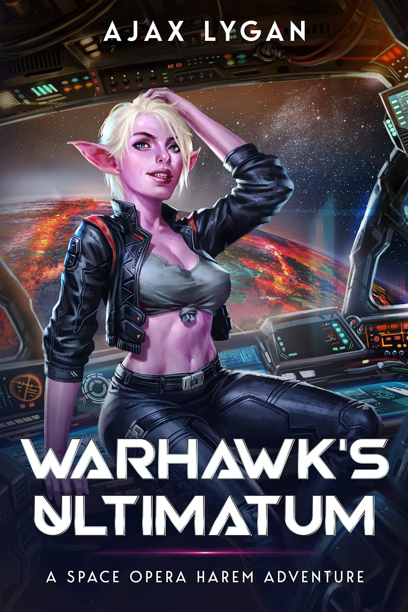 Warhawk's Ultimatum: A Space Opera Harem Adventure (The Amnesty's Adventures Book 2)
