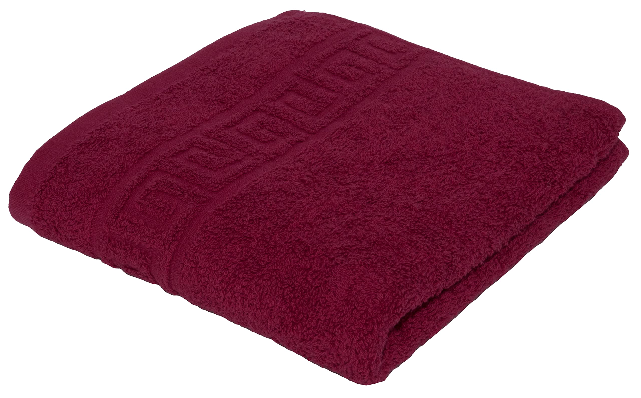 LIGHT TURQUOISE 2 X BATH TOWELS SET, 70X140 LARGE SIZE 100% NATURAL COTTON 500 GSM THICK ABSORBENT TOWEL, HOTEL QUALITY RINGSPUN — view 75