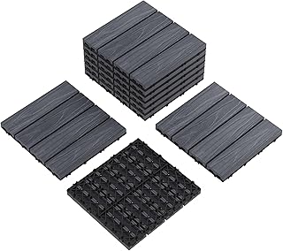 Weatherproof Composite Deck Tiles for Outdoor Wall Decor – 12