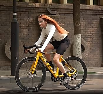 Amazon | LCUAYQ ロードバイク 20段変速 700Cx28C ディスクブレーキ