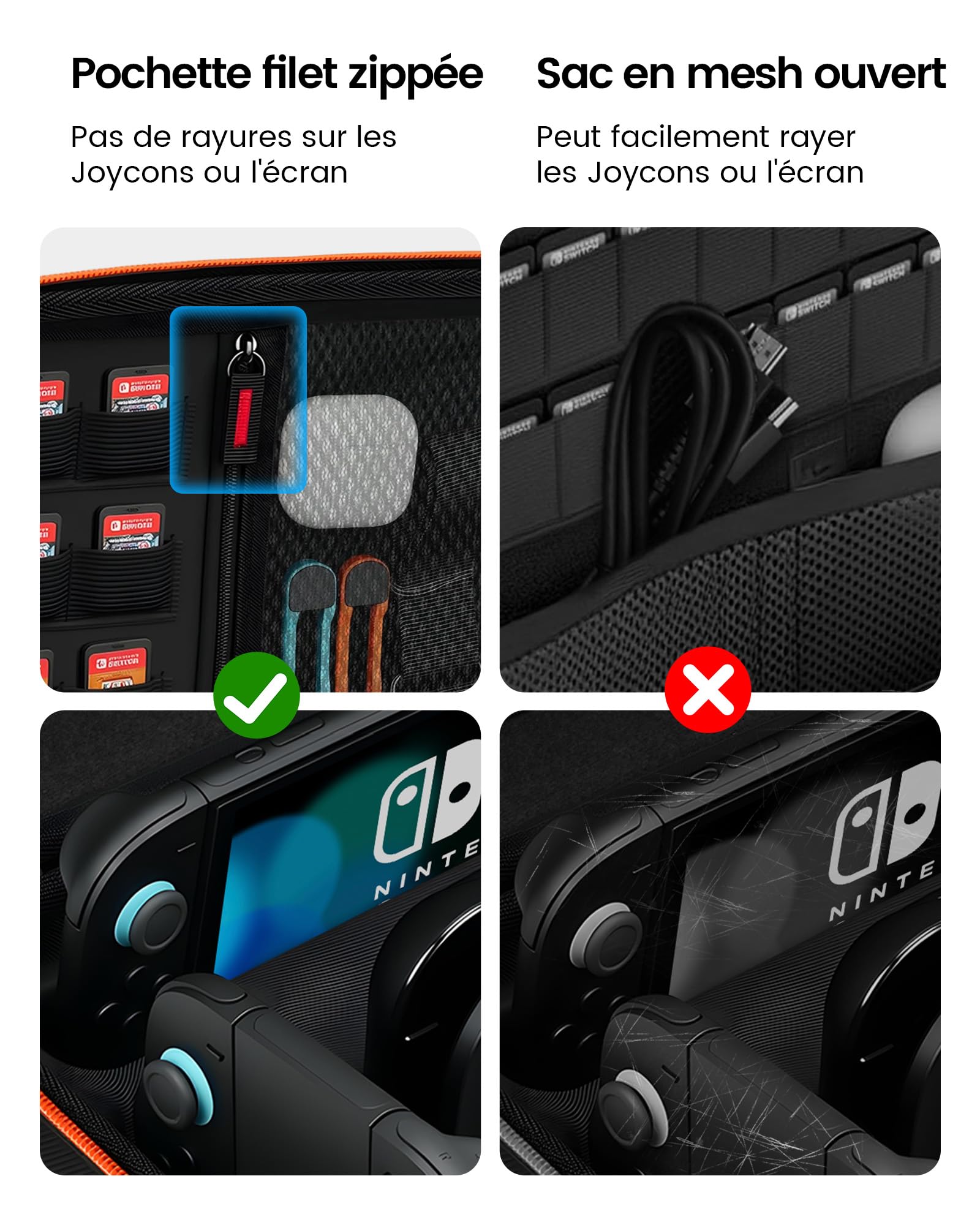 Pochette de Transport Tout-en-Un Compatible avec Nintendo Switch 2 2025, Housse Étui de Protection Rigide Grande Capacité avec 16 Emplacements pour Cartes, pour Console Switch 2 et Accessoires