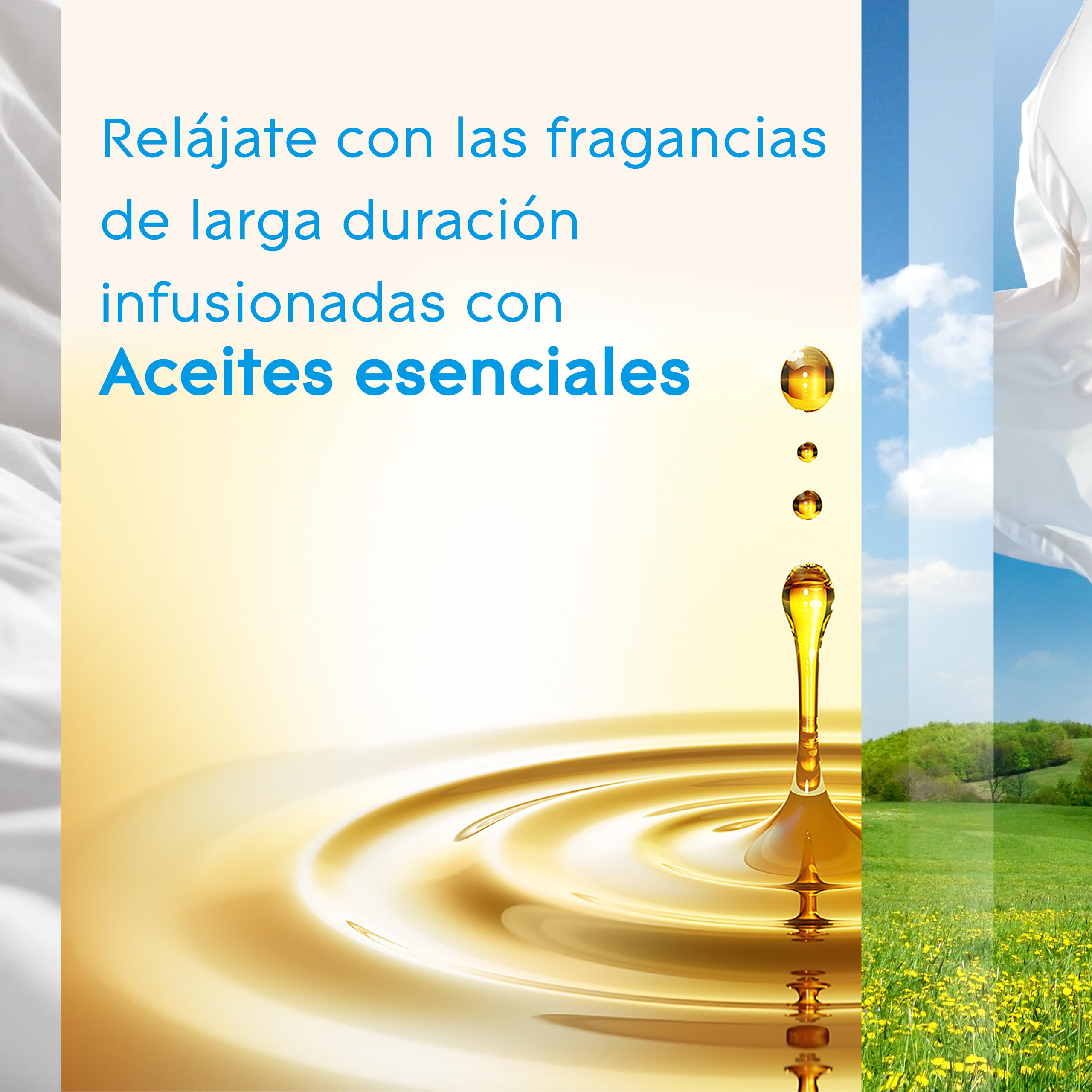 Glade Ambientador Automático Sense & Spray Clean Linen, con Sensor de Movimiento, Dura Hasta 60 Días, con Aceites Esenciales, 1 Recambio