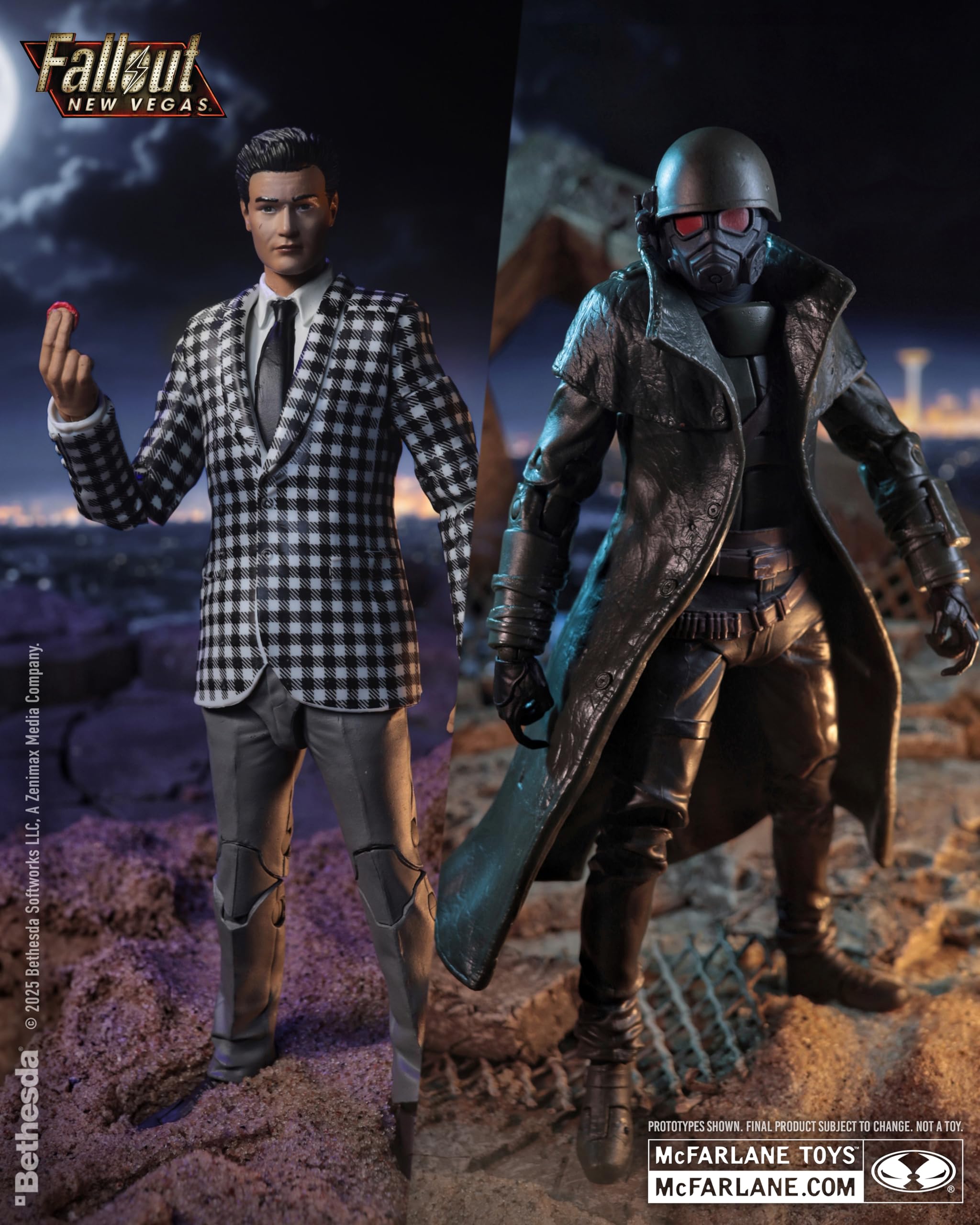 McFarlane Fallout New Vegas Riot Ranger Armatura e Benny 2 Pack Giocattoli