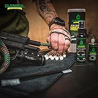 Vista 7 de CLENZOIL Field & Range Pistol & Rifle Essentials Gun Cleaning Kit CLP Spray & Oiler with Bore Cleaner Clean, Lubricate & Protect Nylon Brush