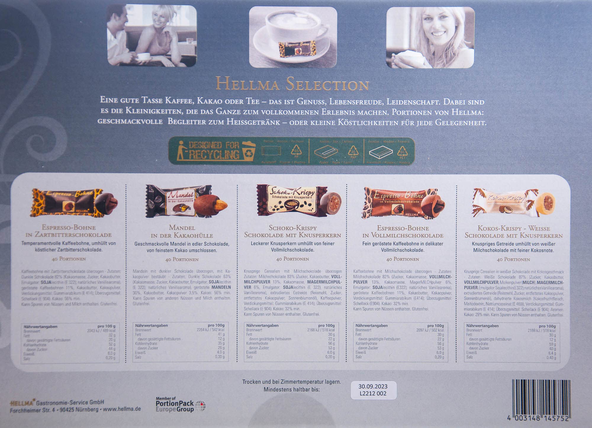 Selection Box HELLMA 60000138 5x 40ST