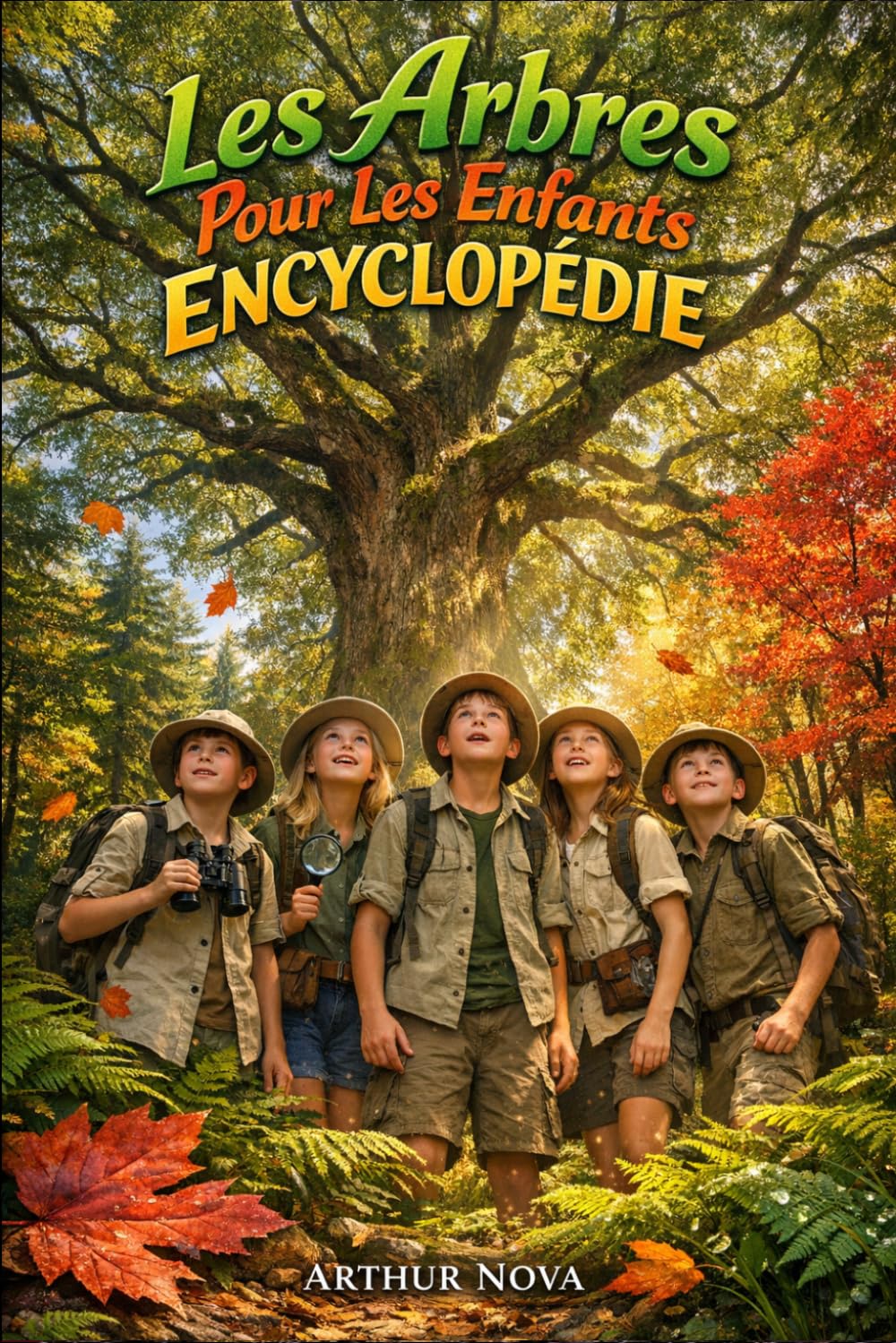 LES ARBRES POUR LES ENFANTS ENCYCLOPÉDIE: un livre éducatif, divertissant et informatif