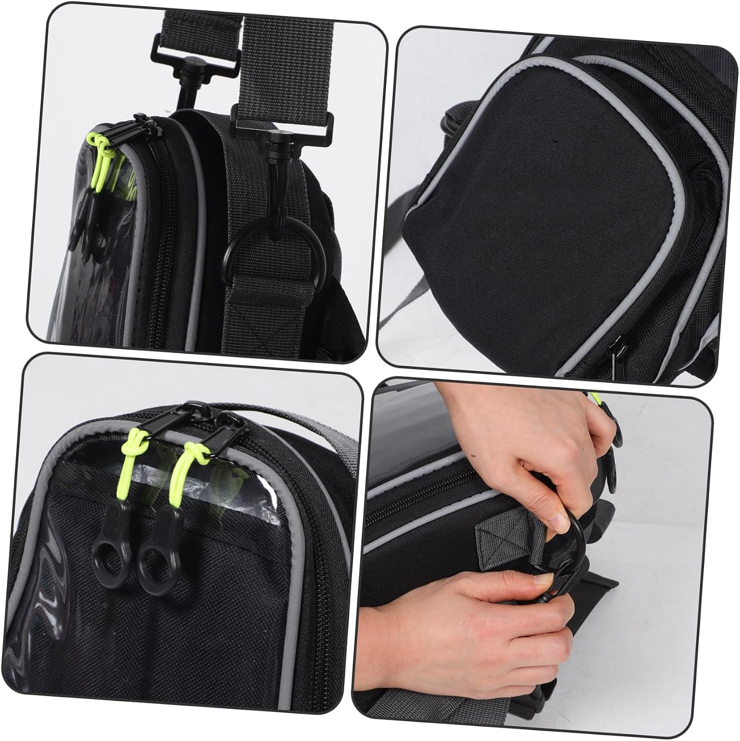Magnetic Motorcycle Fuel Tank Bag Lightweight Gas Tank Pouch with Large Capacity Storage Easy Installation Compatible with Various Motorbikes for Organized Travel