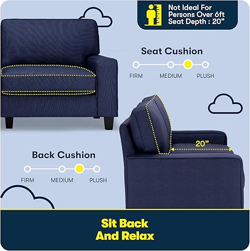 Miniatura 198 de Serta Palisades Sofás Tapizados para Sala, Sofá de Diseño Moderno, Tela, gris (Glacial Gray) gris (Glacial Gray),Beige,Marrón,Alforfón Beige,Marrón