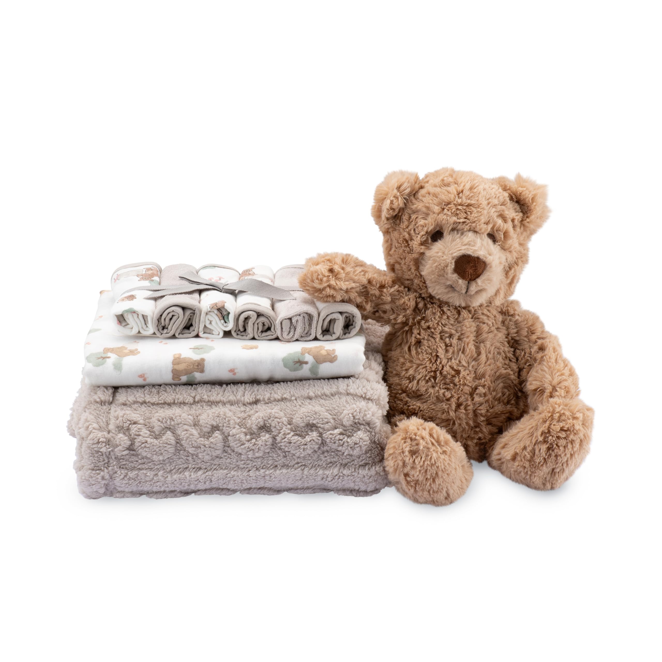 The Little Linen Company Boxed Gift Set - Willow Bear